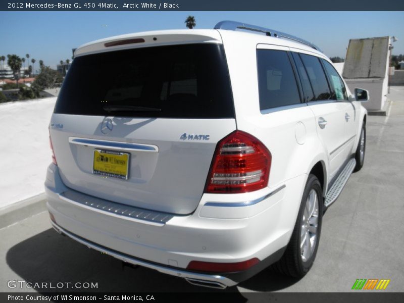 Arctic White / Black 2012 Mercedes-Benz GL 450 4Matic