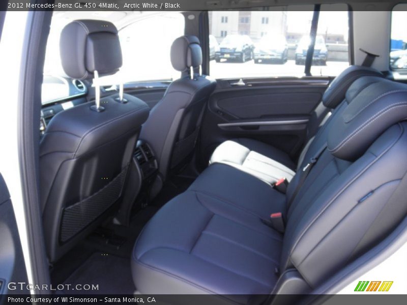 Arctic White / Black 2012 Mercedes-Benz GL 450 4Matic