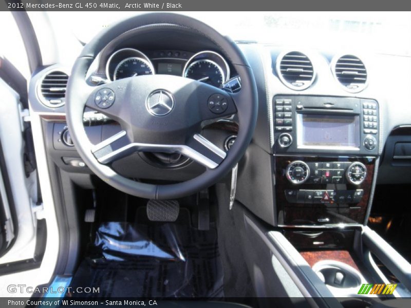 Arctic White / Black 2012 Mercedes-Benz GL 450 4Matic