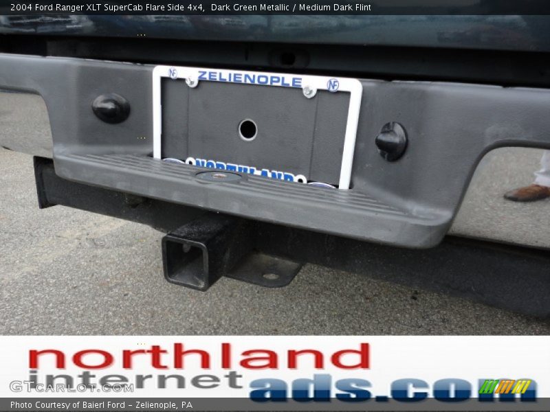 Dark Green Metallic / Medium Dark Flint 2004 Ford Ranger XLT SuperCab Flare Side 4x4
