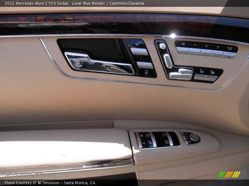 Controls of 2012 S 550 Sedan