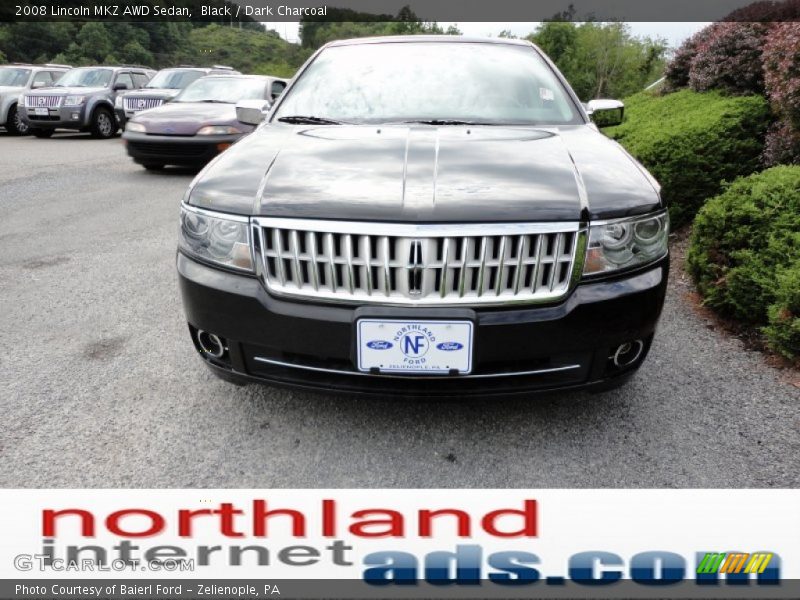 Black / Dark Charcoal 2008 Lincoln MKZ AWD Sedan