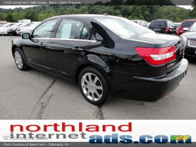 Black / Dark Charcoal 2008 Lincoln MKZ AWD Sedan