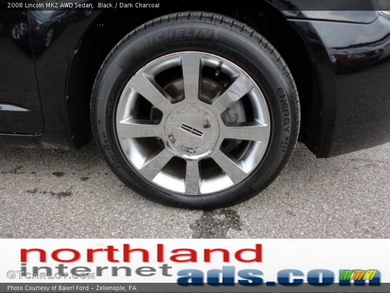 Black / Dark Charcoal 2008 Lincoln MKZ AWD Sedan