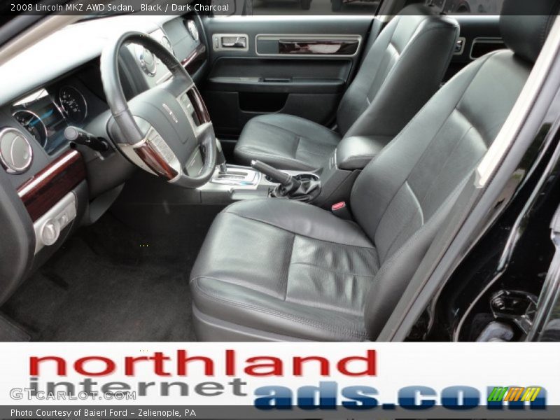 Black / Dark Charcoal 2008 Lincoln MKZ AWD Sedan