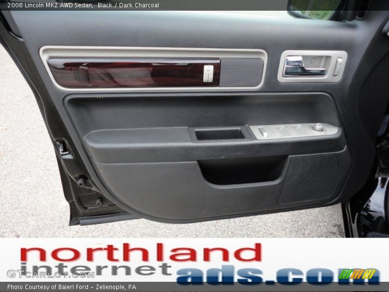 Black / Dark Charcoal 2008 Lincoln MKZ AWD Sedan