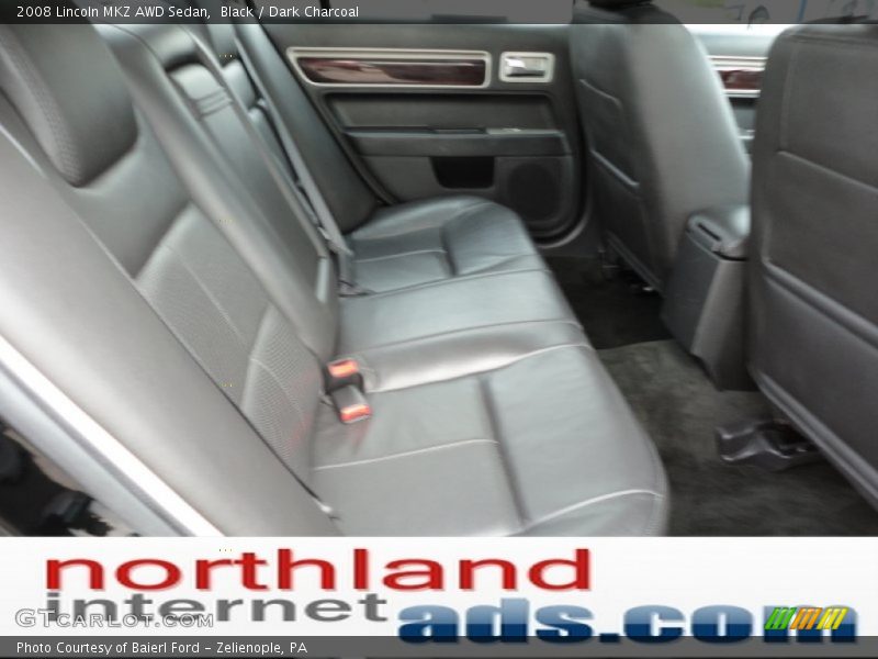 Black / Dark Charcoal 2008 Lincoln MKZ AWD Sedan