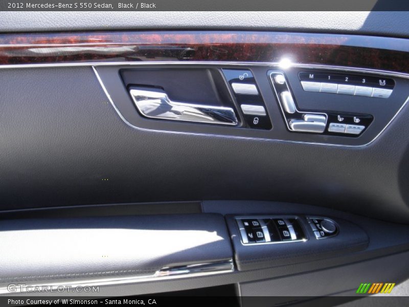 Black / Black 2012 Mercedes-Benz S 550 Sedan