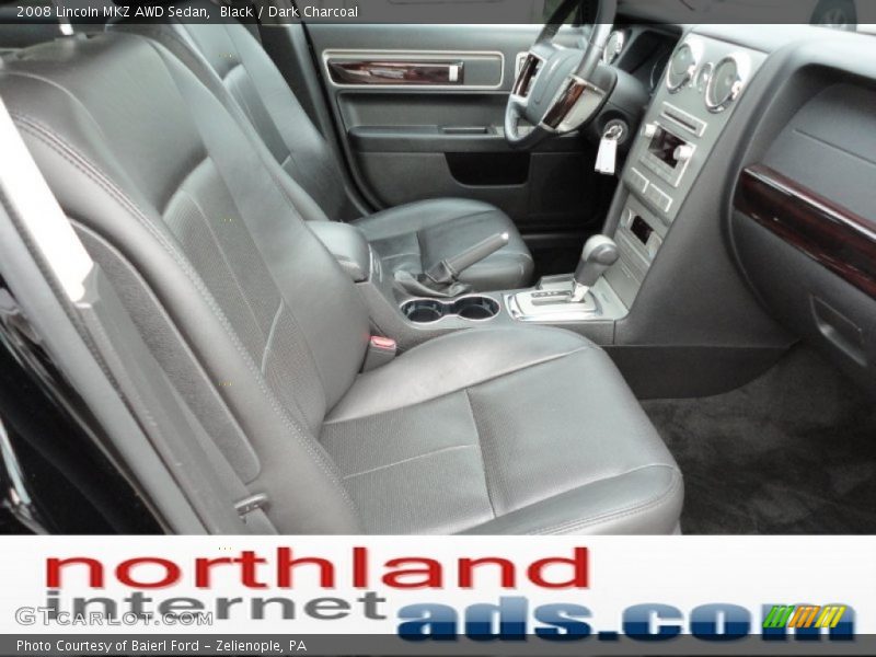 Black / Dark Charcoal 2008 Lincoln MKZ AWD Sedan