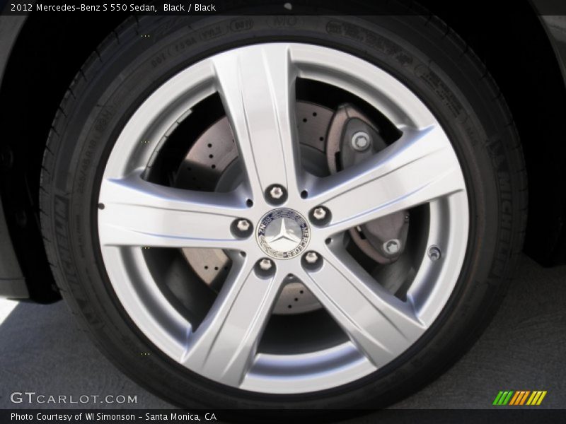 Black / Black 2012 Mercedes-Benz S 550 Sedan