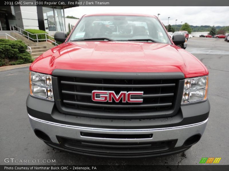 Fire Red / Dark Titanium 2011 GMC Sierra 1500 Regular Cab