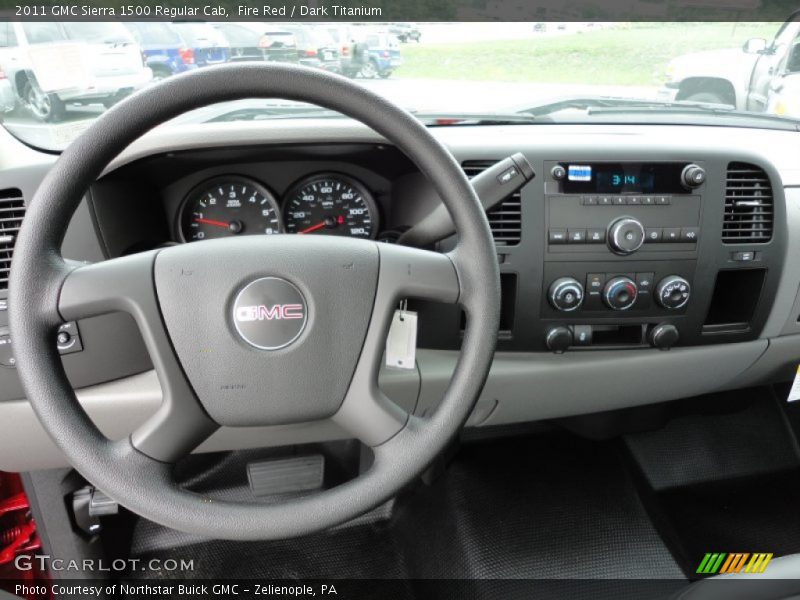 Fire Red / Dark Titanium 2011 GMC Sierra 1500 Regular Cab