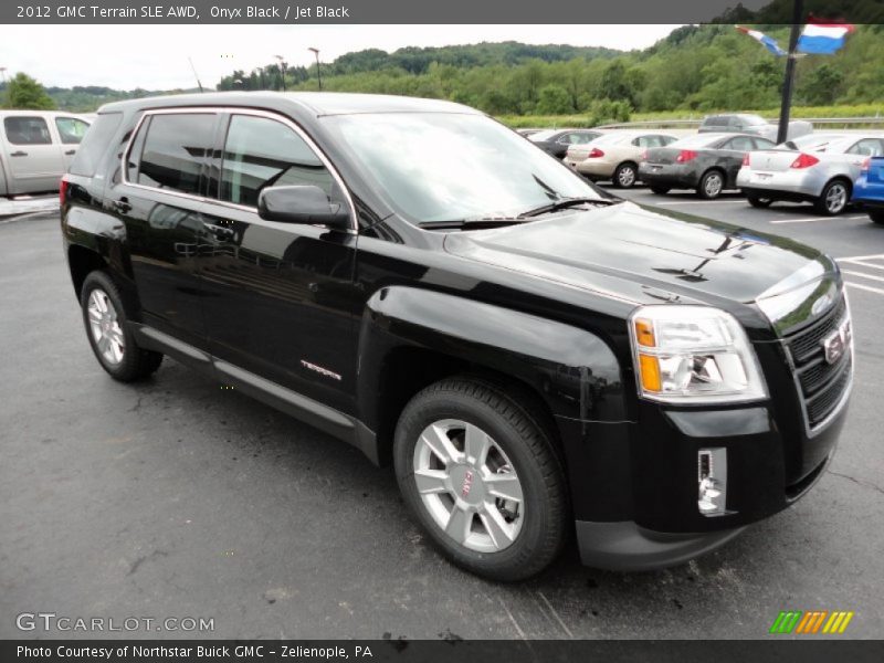 Onyx Black / Jet Black 2012 GMC Terrain SLE AWD