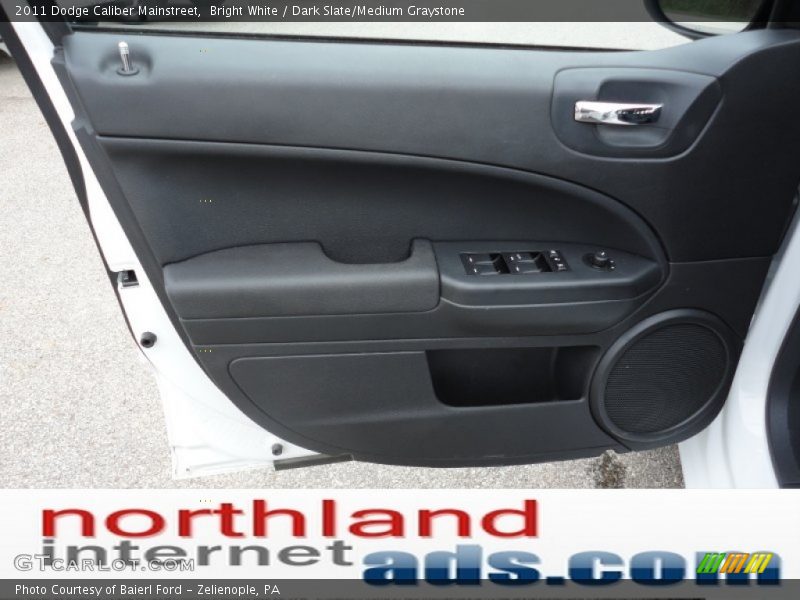 Bright White / Dark Slate/Medium Graystone 2011 Dodge Caliber Mainstreet