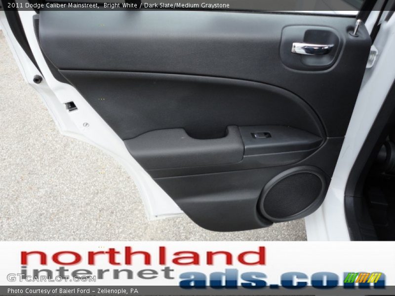 Bright White / Dark Slate/Medium Graystone 2011 Dodge Caliber Mainstreet