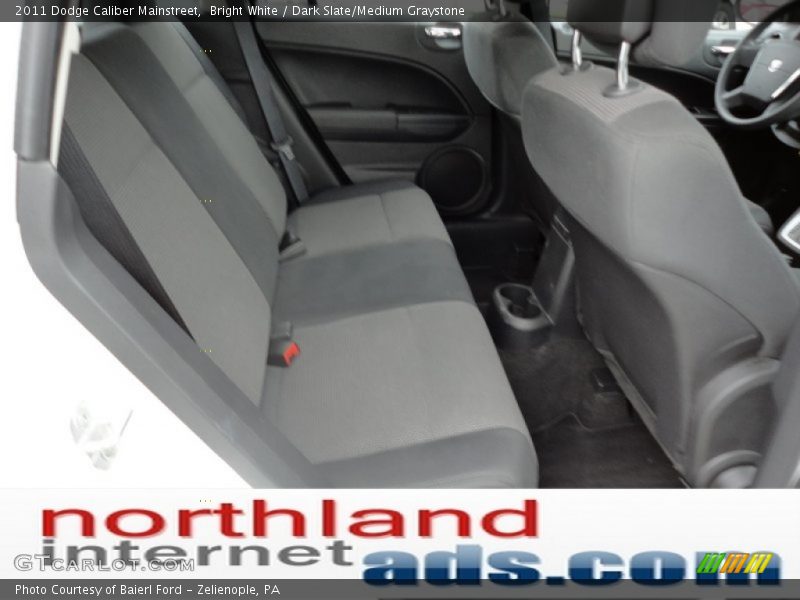 Bright White / Dark Slate/Medium Graystone 2011 Dodge Caliber Mainstreet