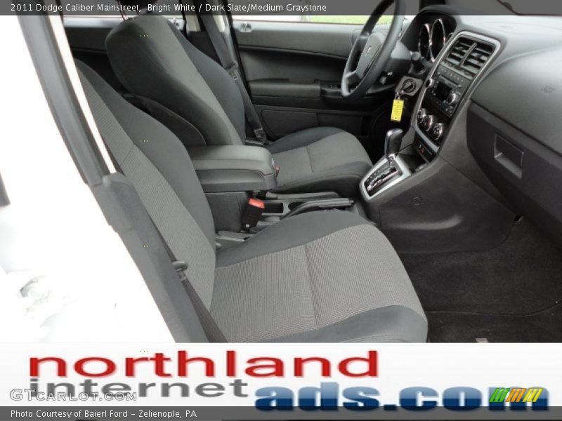 Bright White / Dark Slate/Medium Graystone 2011 Dodge Caliber Mainstreet