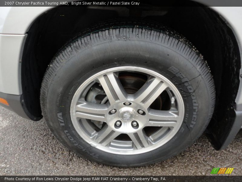 Bright Silver Metallic / Pastel Slate Gray 2007 Chrysler Pacifica Touring AWD