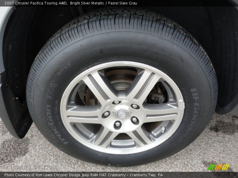 Bright Silver Metallic / Pastel Slate Gray 2007 Chrysler Pacifica Touring AWD