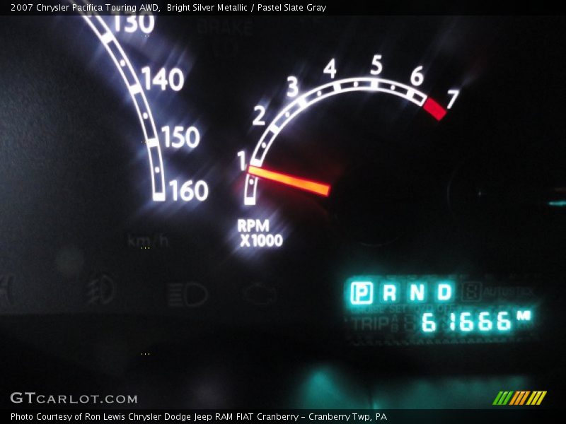 Bright Silver Metallic / Pastel Slate Gray 2007 Chrysler Pacifica Touring AWD