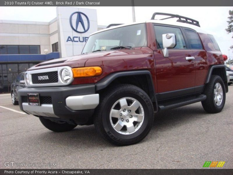 Brick Red / Dark Charcoal 2010 Toyota FJ Cruiser 4WD