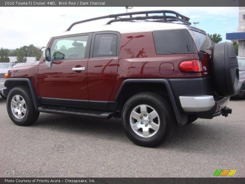 Brick Red / Dark Charcoal 2010 Toyota FJ Cruiser 4WD