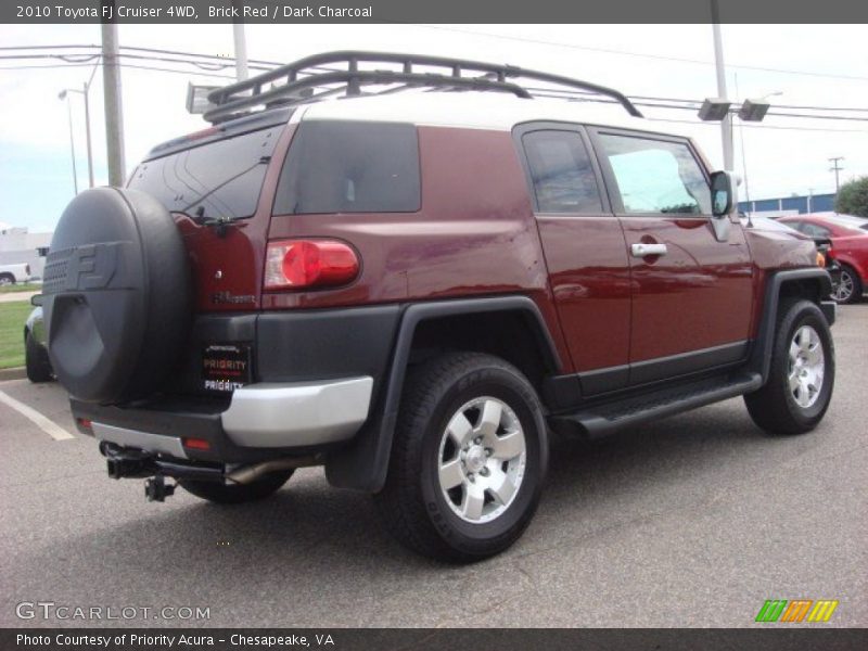 Brick Red / Dark Charcoal 2010 Toyota FJ Cruiser 4WD