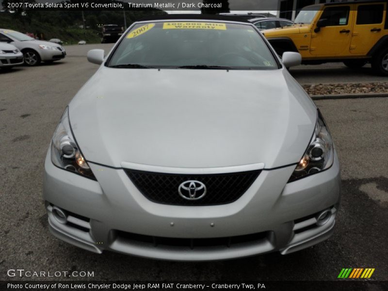 Titanium Metallic / Dark Charcoal 2007 Toyota Solara Sport V6 Convertible