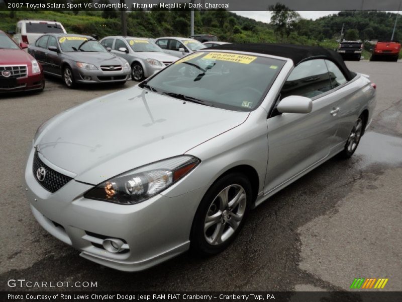 Titanium Metallic / Dark Charcoal 2007 Toyota Solara Sport V6 Convertible