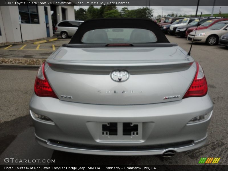 Titanium Metallic / Dark Charcoal 2007 Toyota Solara Sport V6 Convertible
