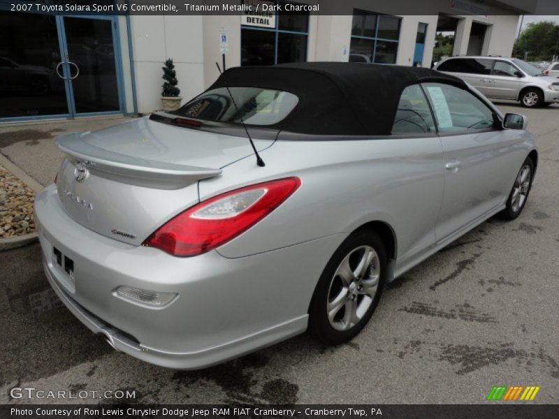 Titanium Metallic / Dark Charcoal 2007 Toyota Solara Sport V6 Convertible