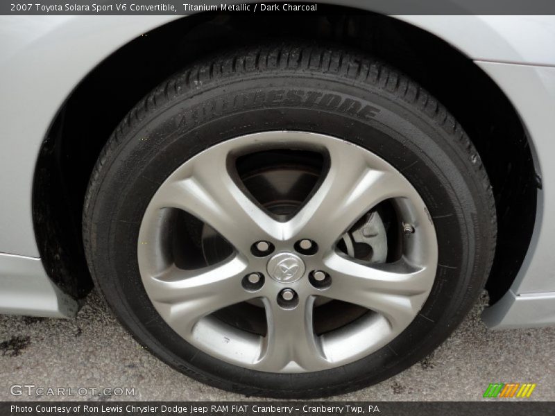 Titanium Metallic / Dark Charcoal 2007 Toyota Solara Sport V6 Convertible