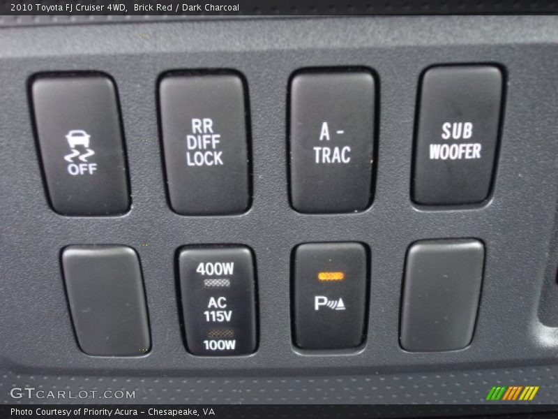 Brick Red / Dark Charcoal 2010 Toyota FJ Cruiser 4WD