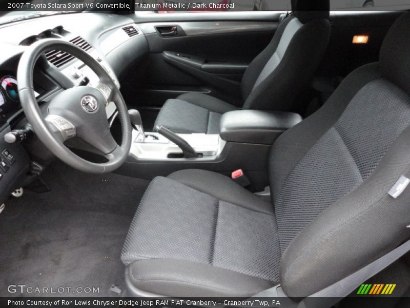 Titanium Metallic / Dark Charcoal 2007 Toyota Solara Sport V6 Convertible