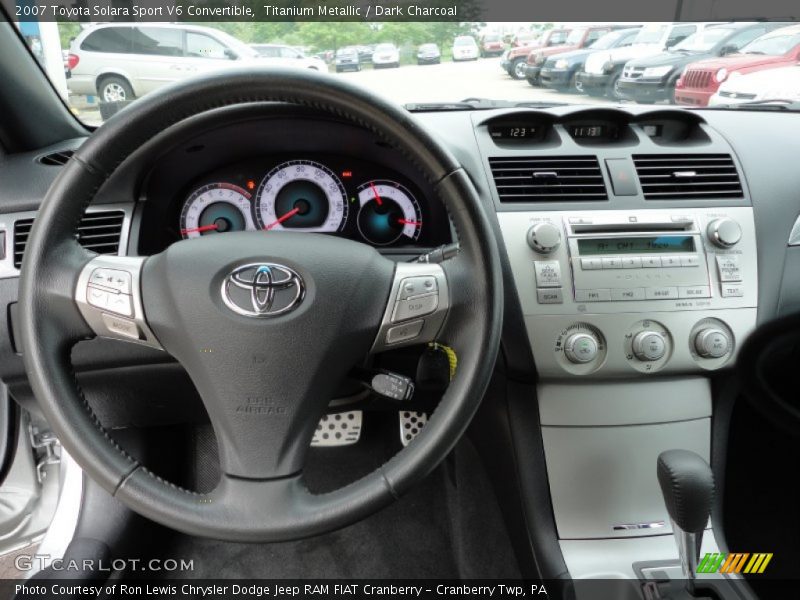 Titanium Metallic / Dark Charcoal 2007 Toyota Solara Sport V6 Convertible