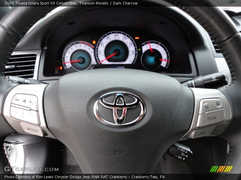 Titanium Metallic / Dark Charcoal 2007 Toyota Solara Sport V6 Convertible