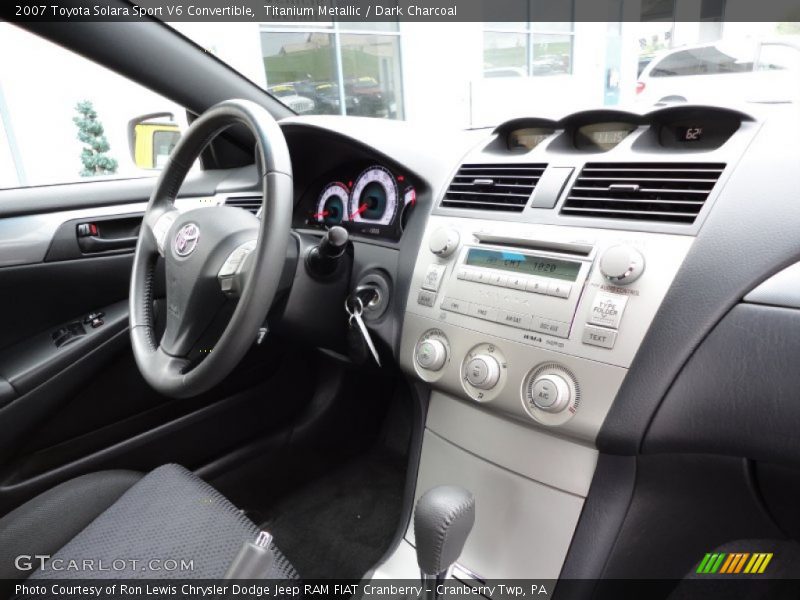 Titanium Metallic / Dark Charcoal 2007 Toyota Solara Sport V6 Convertible