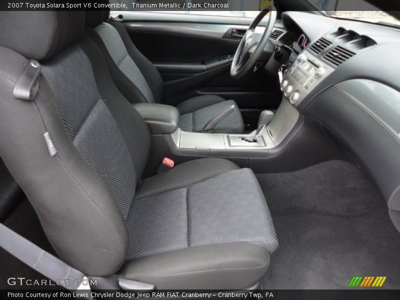 Titanium Metallic / Dark Charcoal 2007 Toyota Solara Sport V6 Convertible