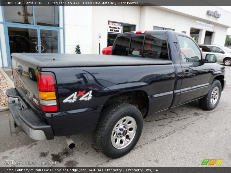 Deep Blue Metallic / Dark Pewter 2005 GMC Sierra 1500 SLE Regular Cab 4x4
