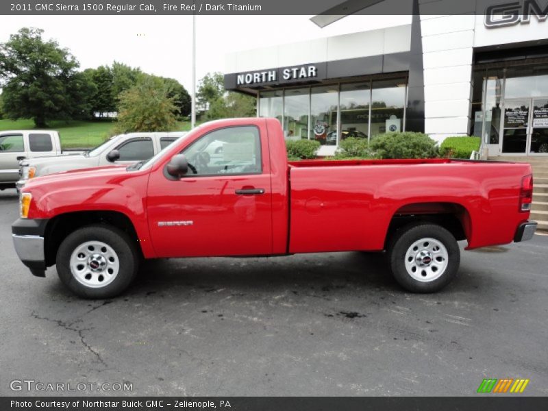 Fire Red / Dark Titanium 2011 GMC Sierra 1500 Regular Cab