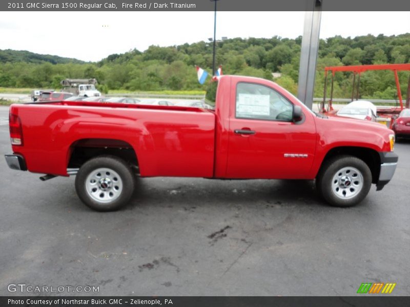 Fire Red / Dark Titanium 2011 GMC Sierra 1500 Regular Cab