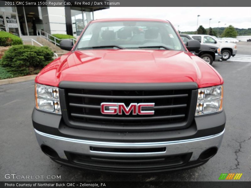 Fire Red / Dark Titanium 2011 GMC Sierra 1500 Regular Cab