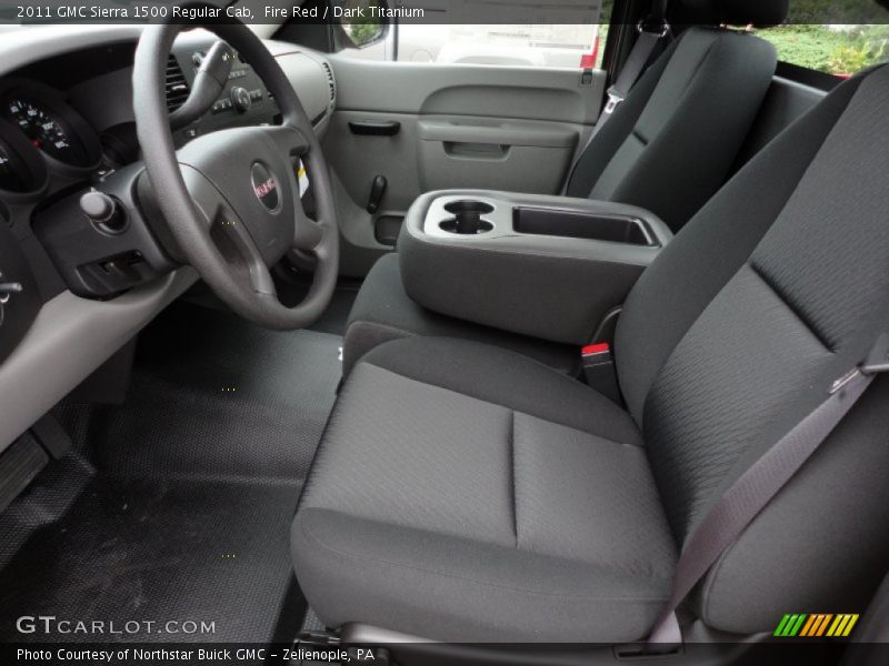 Fire Red / Dark Titanium 2011 GMC Sierra 1500 Regular Cab