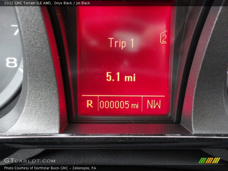 Onyx Black / Jet Black 2012 GMC Terrain SLE AWD