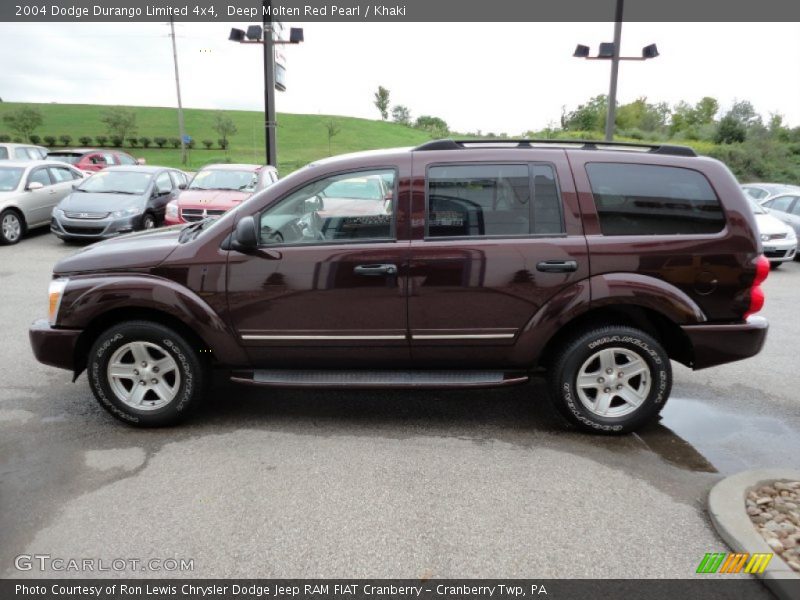  2004 Durango Limited 4x4 Deep Molten Red Pearl