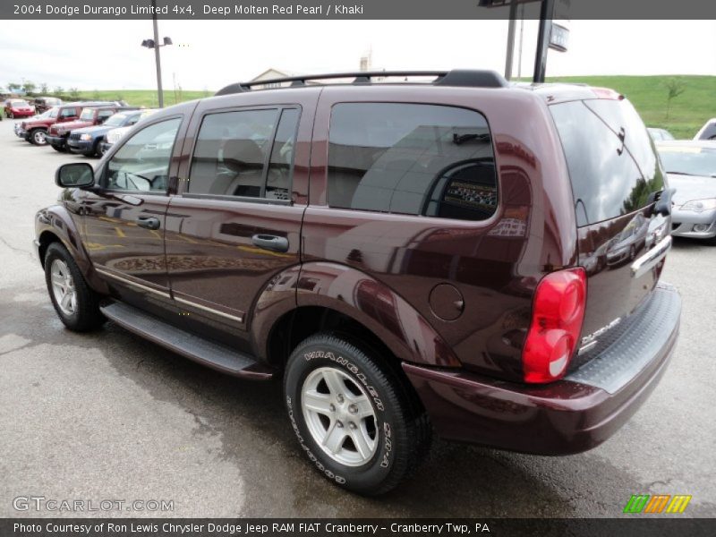  2004 Durango Limited 4x4 Deep Molten Red Pearl