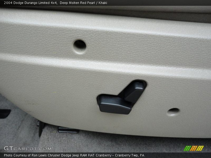 Deep Molten Red Pearl / Khaki 2004 Dodge Durango Limited 4x4
