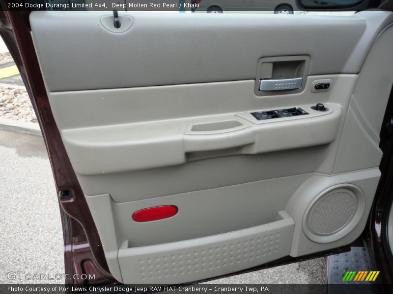 Deep Molten Red Pearl / Khaki 2004 Dodge Durango Limited 4x4