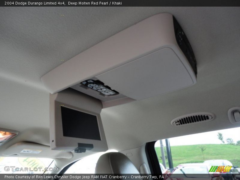 Deep Molten Red Pearl / Khaki 2004 Dodge Durango Limited 4x4