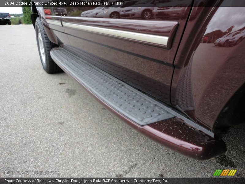 Deep Molten Red Pearl / Khaki 2004 Dodge Durango Limited 4x4